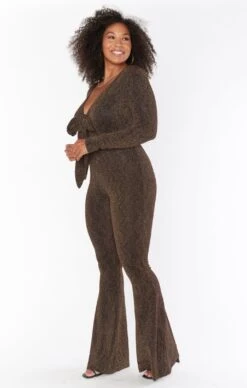Show Me Your Mumu Martina Wrap Jumpsuit ~ Squiggle Sparkle Knit -Show Me Your Mumu Sales sabrina livsophia 11.824618