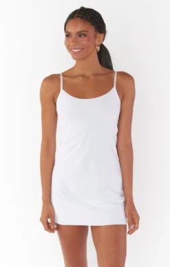 Show Me Your Mumu Commando Classic Mini Cami Slip ~ White