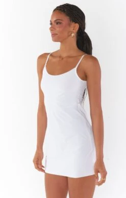 Show Me Your Mumu Commando Classic Mini Cami Slip ~ White -Show Me Your Mumu Sales shadesofpinck 3.940165
