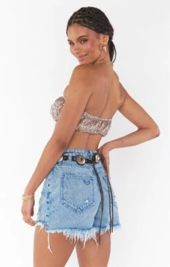 Show Me Your Mumu Micro Tube Top ~ Silver Confetti 8 Show Me Your Mumu Micro Tube Top ~ Silver Confetti -Show Me Your Mumu Sales shadesofpinck 3.941587