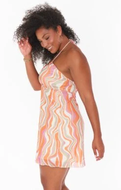 Show Me Your Mumu Outgoing Mini Dress ~ Wavy Stripe -Show Me Your Mumu Sales sophiakavia 5.196260