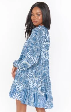 Show Me Your Mumu Birdie Mini Dress ~ Blue Paisley 14 Show Me Your Mumu Birdie Mini Dress ~ Blue Paisley -Show Me Your Mumu Sales spring21 tori 8.712643
