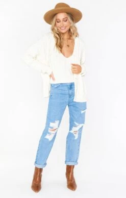 Show Me Your Mumu Callie Cardigan ~ Cream Cable Knit