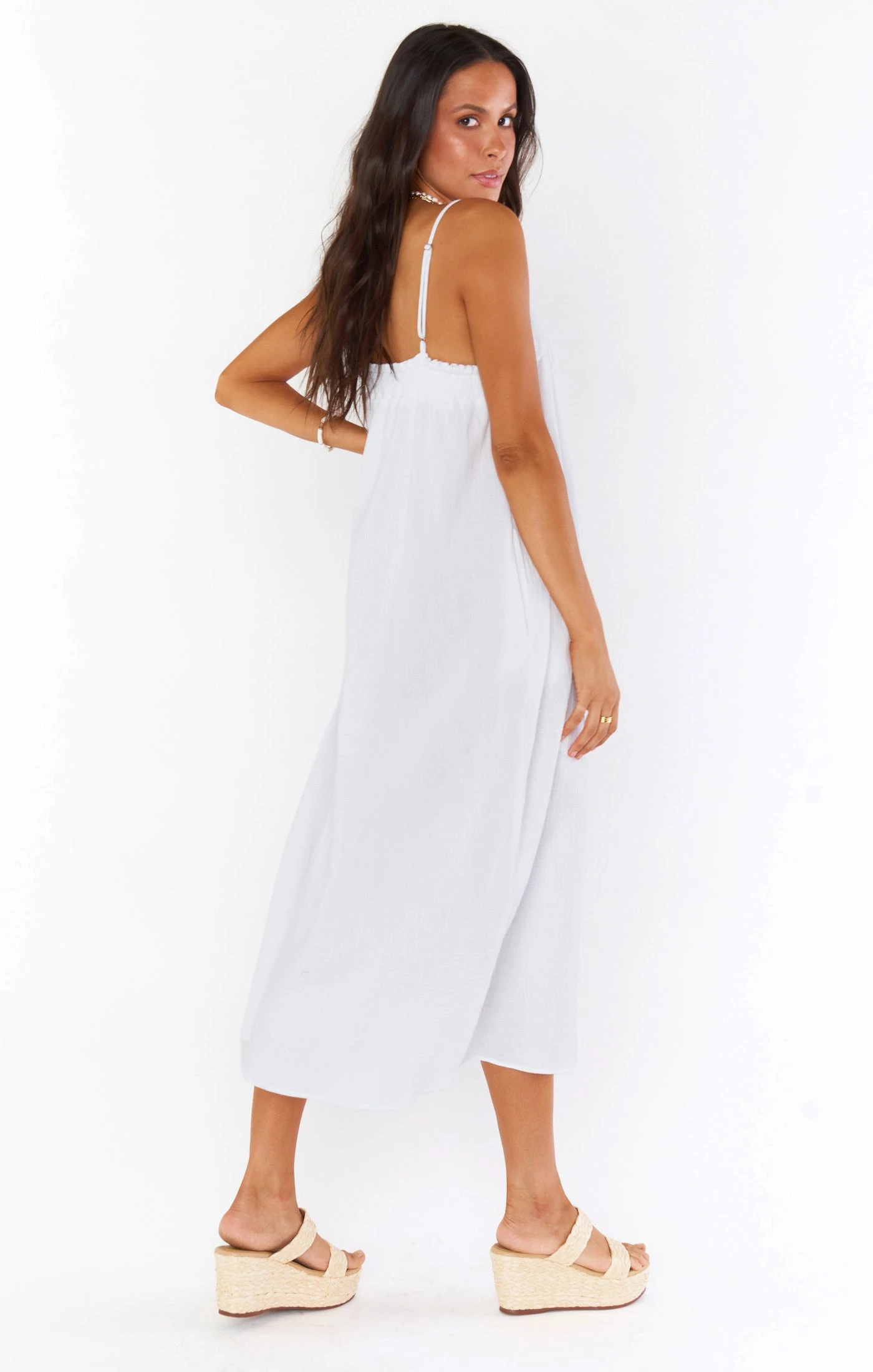 Show Me Your Mumu Oasis Midi Dress ~ White 6 Show Me Your Mumu Oasis Midi Dress ~ White - Image 4