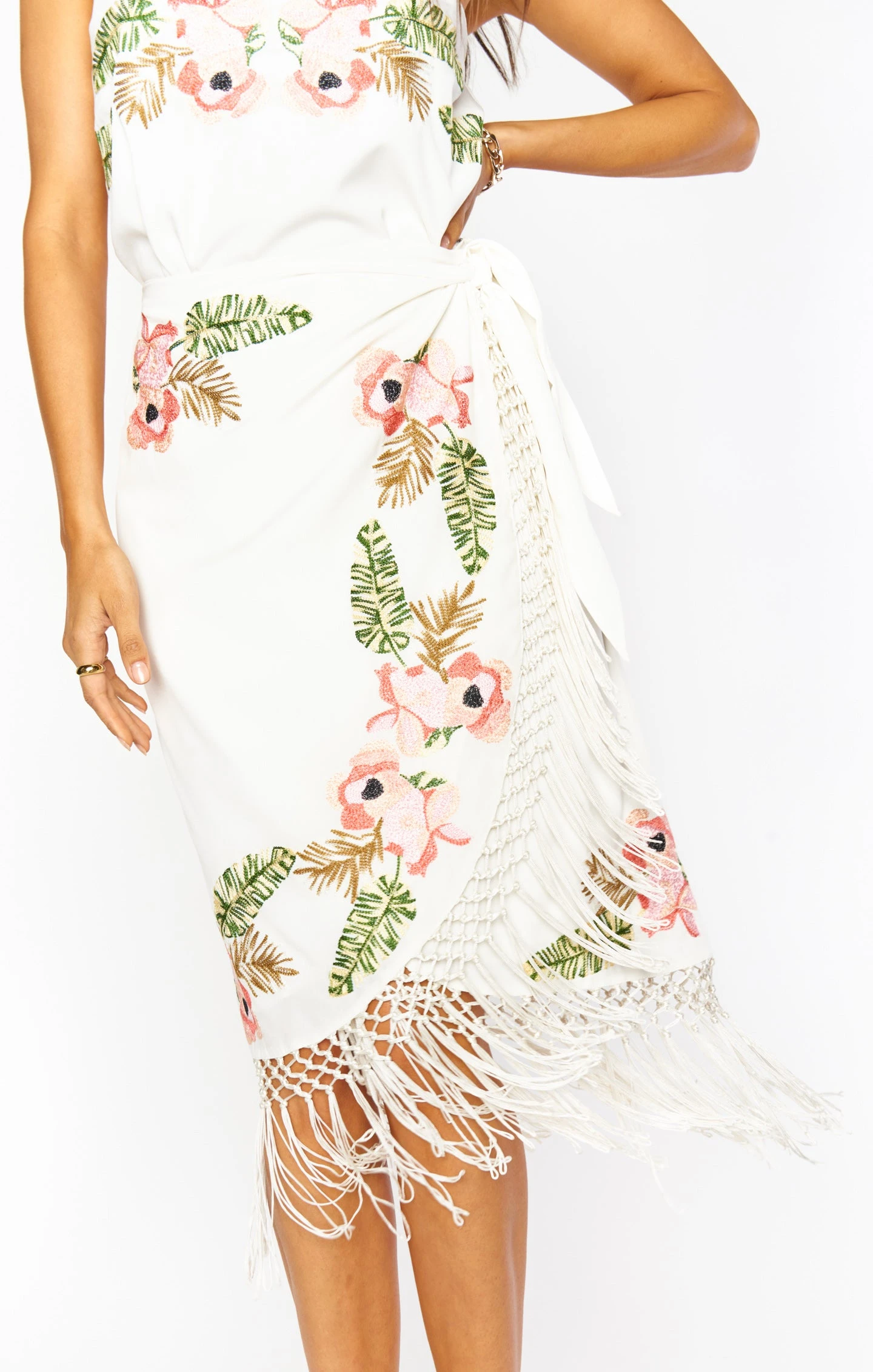 Show Me Your Mumu Anjolie Wrap Skirt ~ Bloom 6 Show Me Your Mumu Anjolie Wrap Skirt ~ Bloom - Image 4