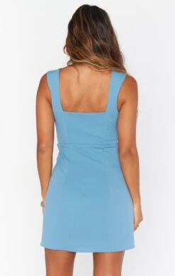 Show Me Your Mumu Eden Mini Dress ~ Ocean Blue Stretch -Show Me Your Mumu Sales summer21reshoots swim erynsofia56514