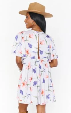 Show Me Your Mumu Brooks Babydoll Mini Dress ~ Lilac Lolita Breeze -Show Me Your Mumu Sales summerbridal shadesofpinck sydnibri 2.2336940