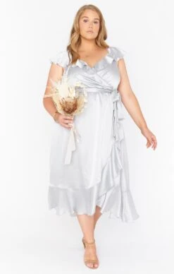 Show Me Your Mumu Samantha Ruffle Wrap Dress ~ Silver Luxe Satin 25 Show Me Your Mumu Samantha Ruffle Wrap Dress ~ Silver Luxe Satin -Show Me Your Mumu Sales winterbridal lexaemilty 9.114417